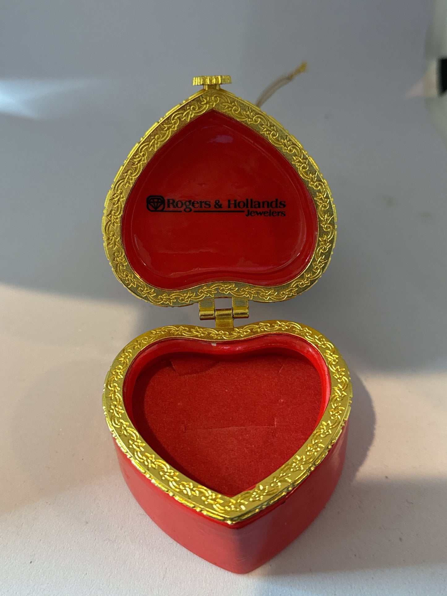 Rogers & Hollands Santa Clause Ring Holder Ornament 4.75" Tall