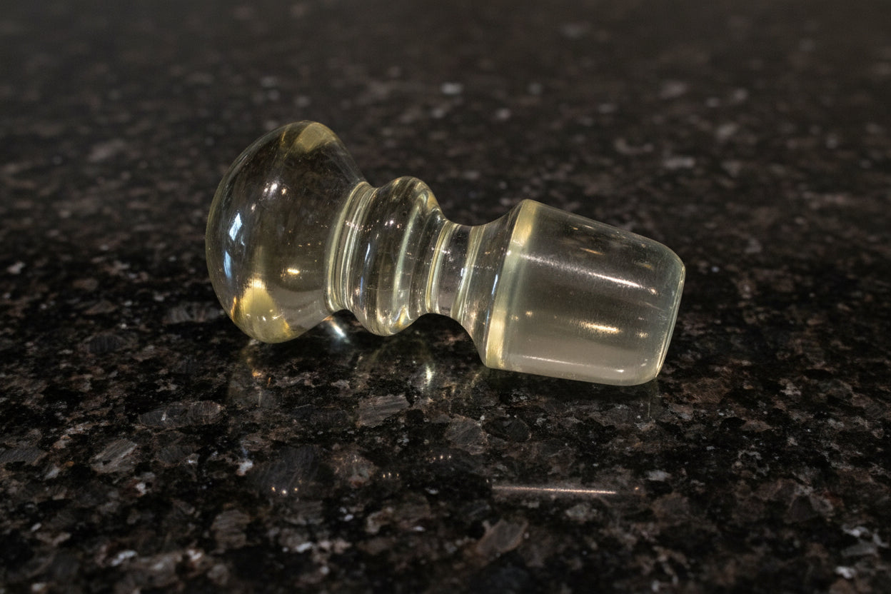 Rare Elegant Vintage Glass Stopper/Bottle Topper for Decanter 1.25" Diameter Replacement 4"