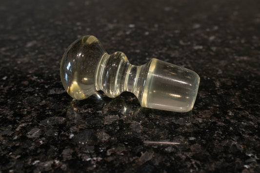 Rare Elegant Vintage Glass Stopper/Bottle Topper for Decanter 1.25" Diameter Replacement 4"