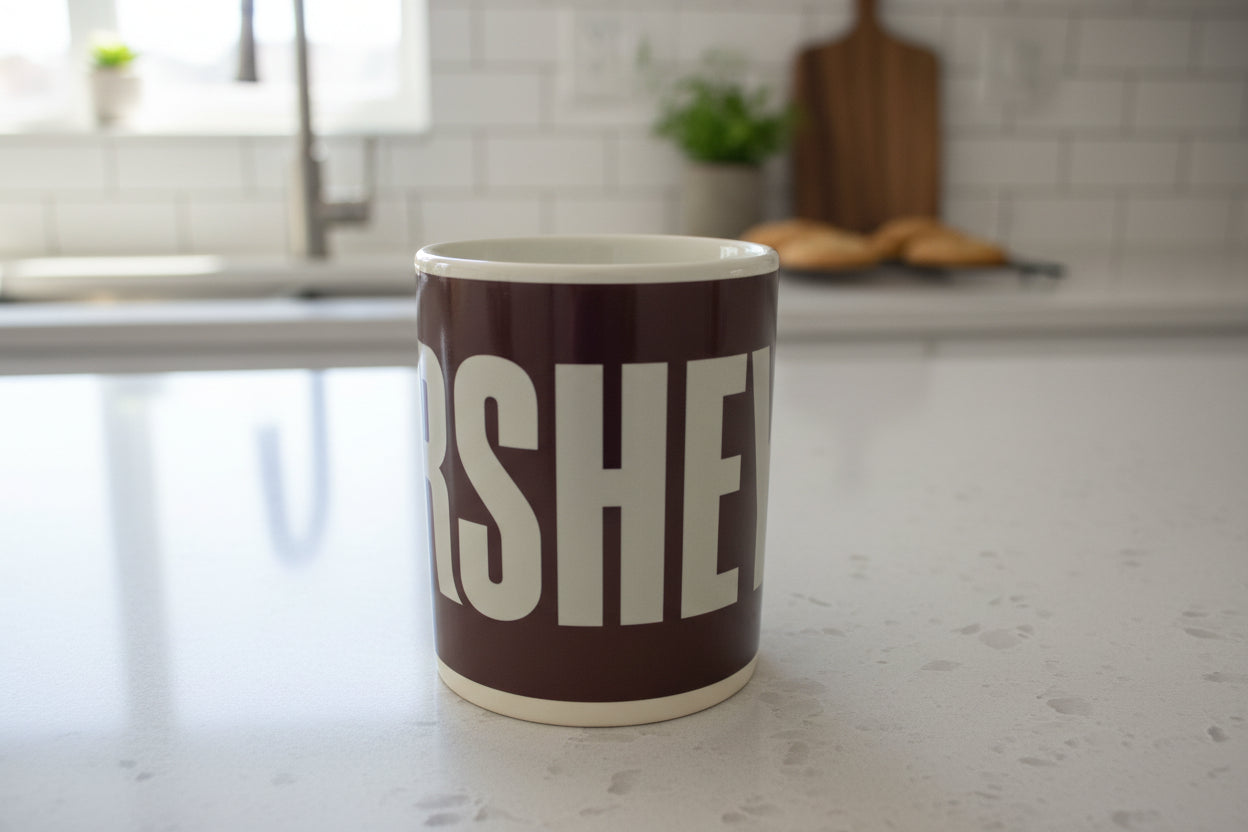 Hershey's Large Coffee Cup Mug 4 3/8" Tall Galerie