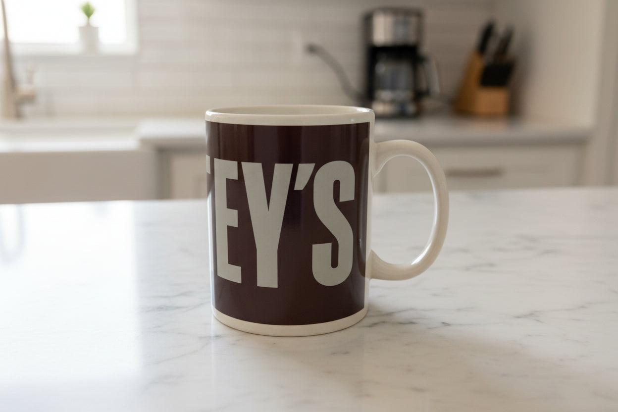 Hershey's Large Coffee Cup Mug 4 3/8" Tall Galerie