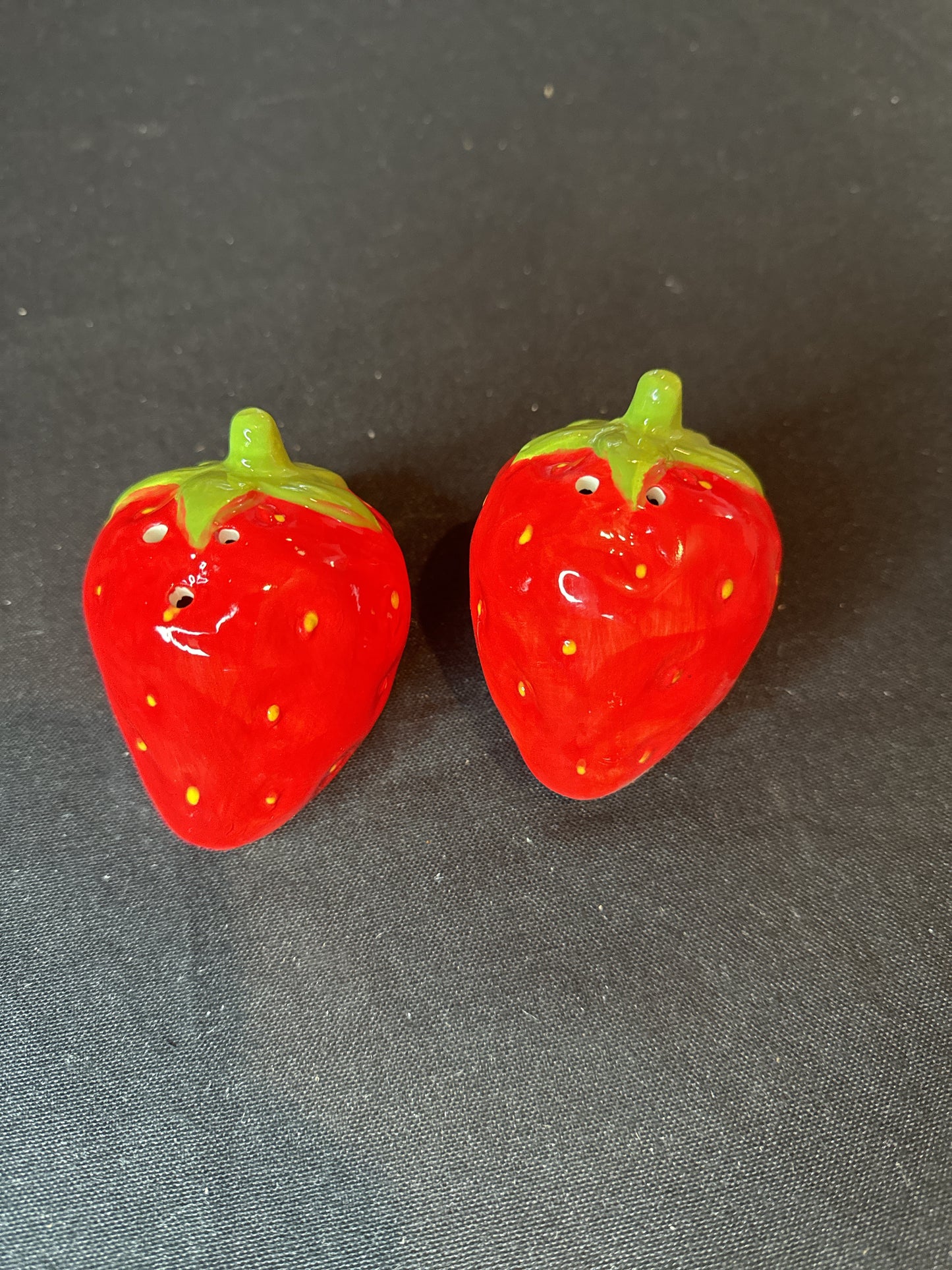 Strawberry Salt & Pepper Shakers New in Box