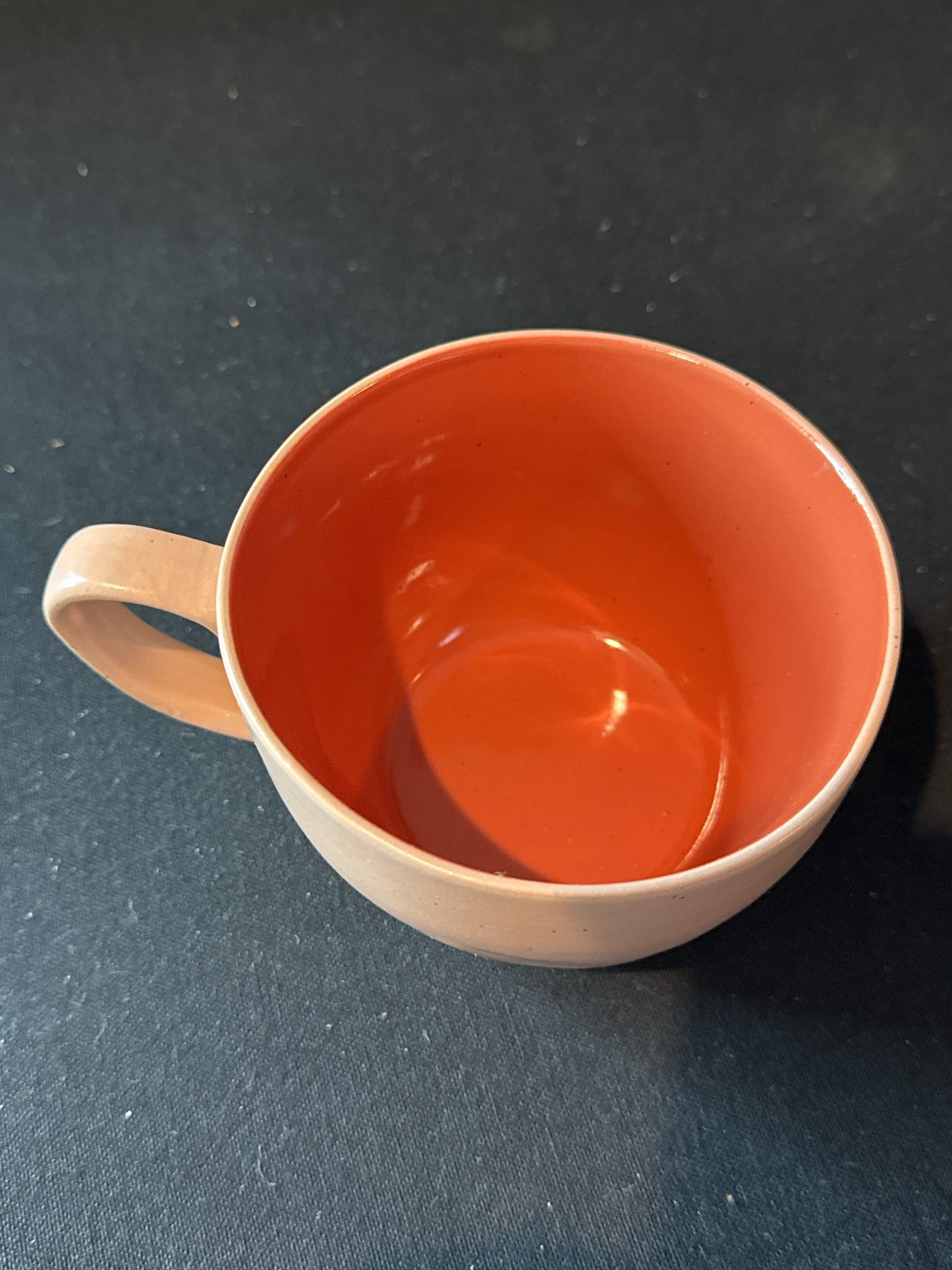 Hearth & Hand I Love You Pink and Coral Latte Mug Coffee Cup Mug 3" Tall x 4.25" Wide