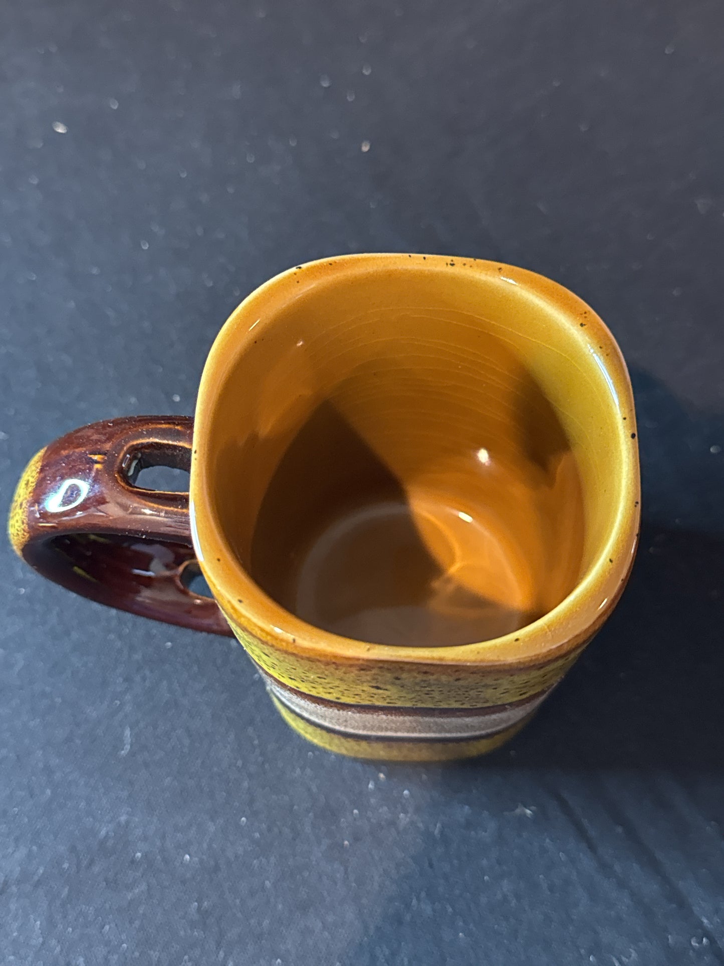 Tall Handcrafted Stoneware Coffee Mug Cup Key West My Cafe Missouv Inc. Large 5" Tall