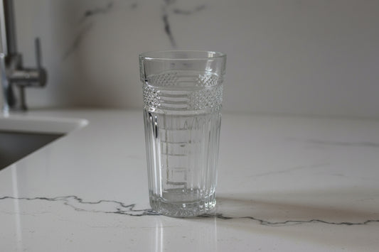 Libbey Radiant Glass 15oz Flat Tumbler 6 1/8" Tall Clear Glass