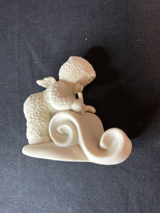 Department 56 Snowbabies "To My Friend" Figurine 4" Tall