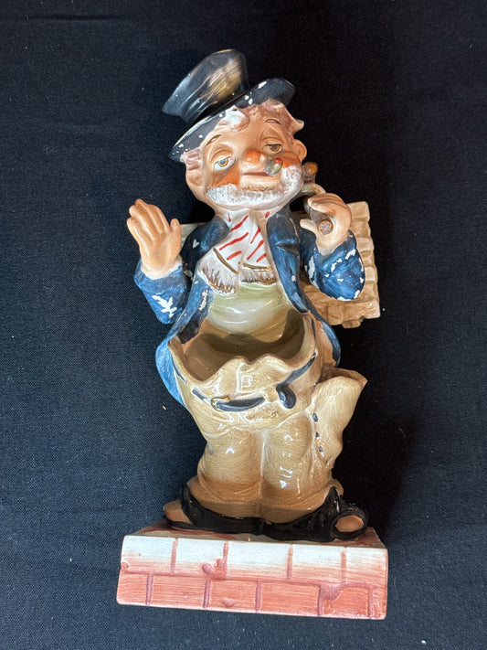 Hobo Ceramic Figurine by Shields Fifth Avenue Japan Openings for Trinkets 9.5" Tall