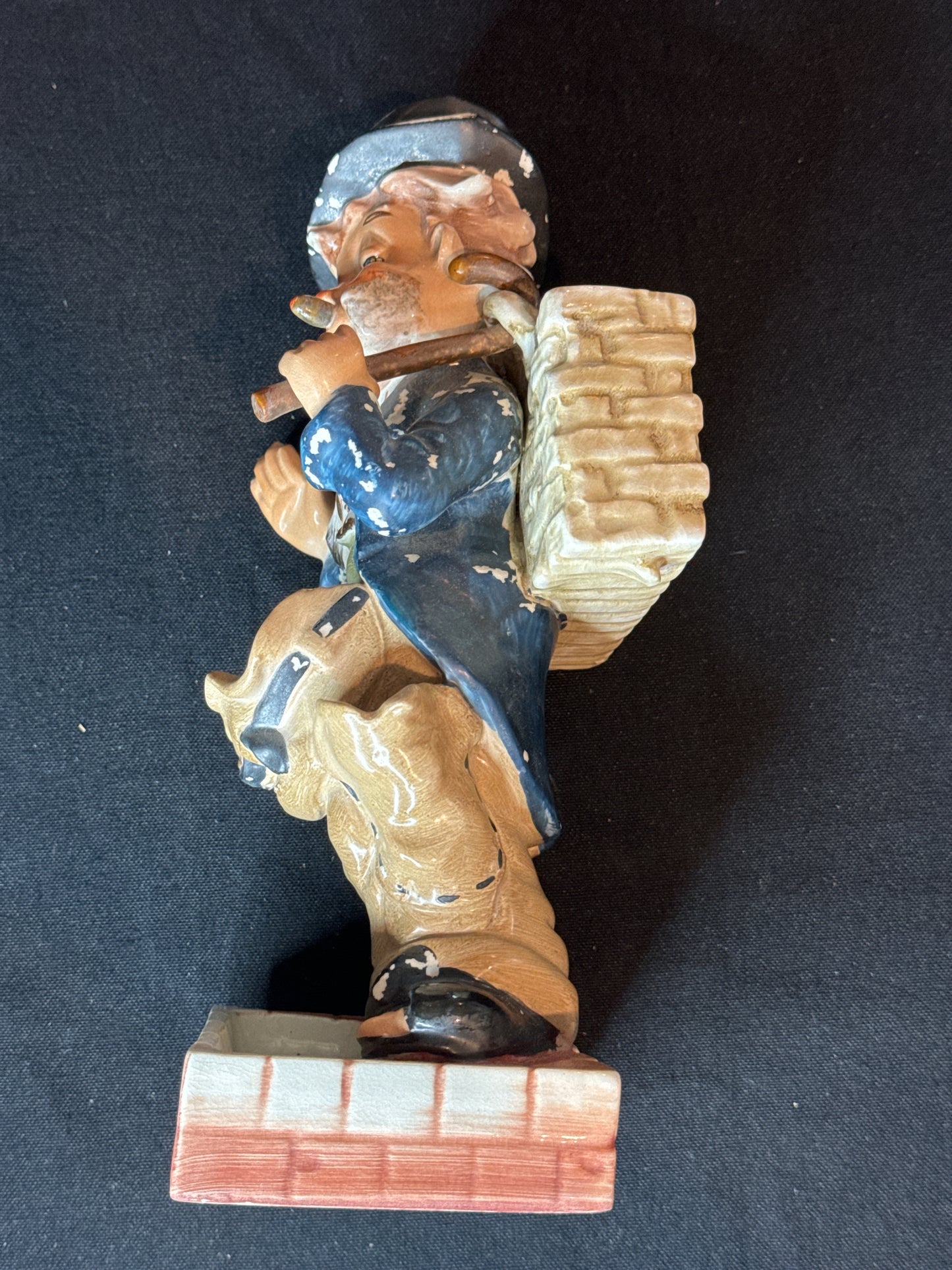 Hobo Ceramic Figurine by Shields Fifth Avenue Japan Openings for Trinkets 9.5" Tall