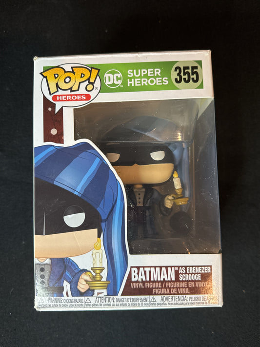 DC Holiday Batman as Ebenezer Scrooge Pop #355 Funko Pop DC Super Heroes 2020 NIB