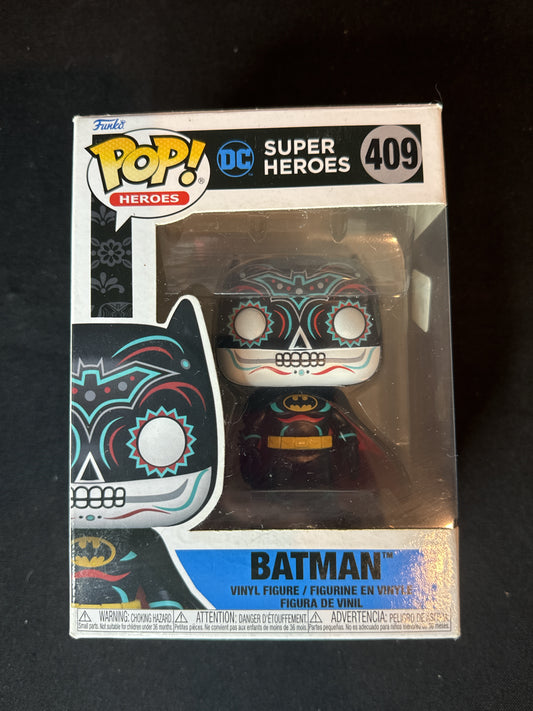 Funko Pop! DC Heroes Super Heroes #409 Batman Day of the Dead Vinyl Figure New in Box