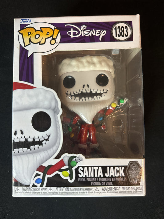 Funko Pop! Disney #1383 Santa Jack Nightmare Before Christmas Vinyl Figure New in Box