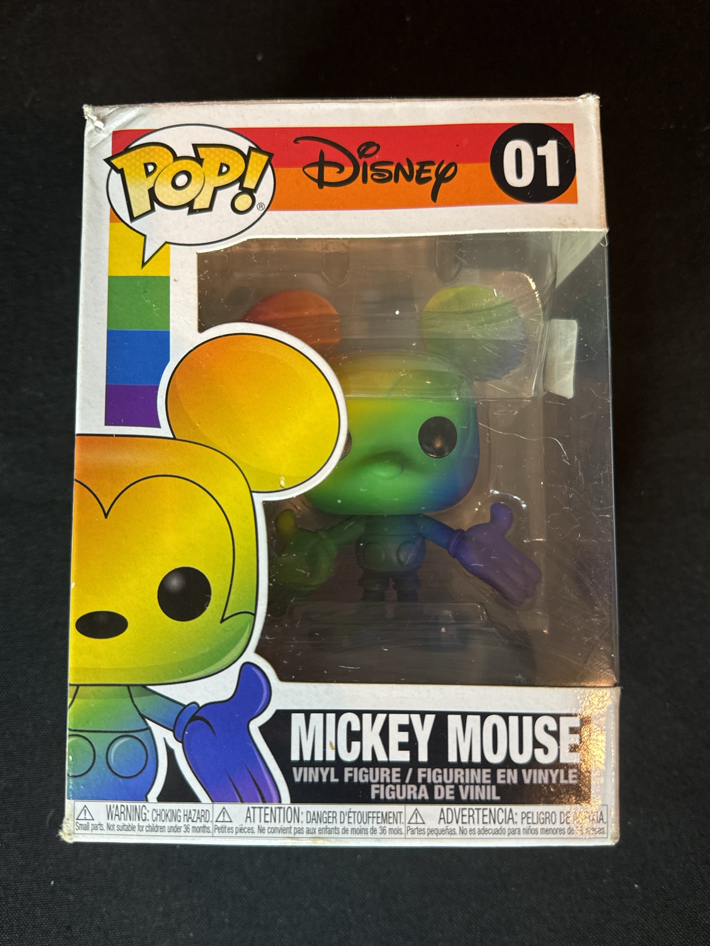 Funko Pop! Pride Disney 01 Mickey Mouse Vinyl Figure New in Box