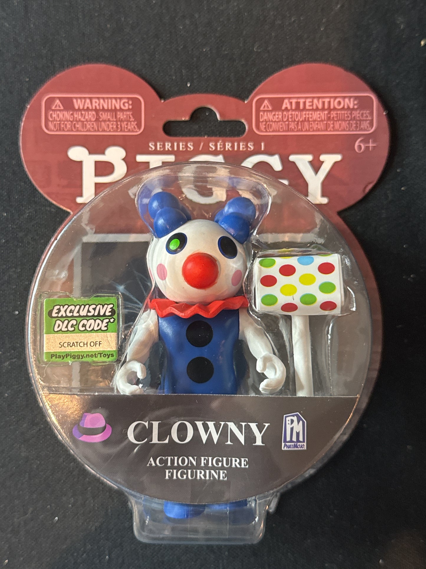 Roblox Piggy Series 1 Clowny 3.5" Action Figure Includes DLC Code New in Package