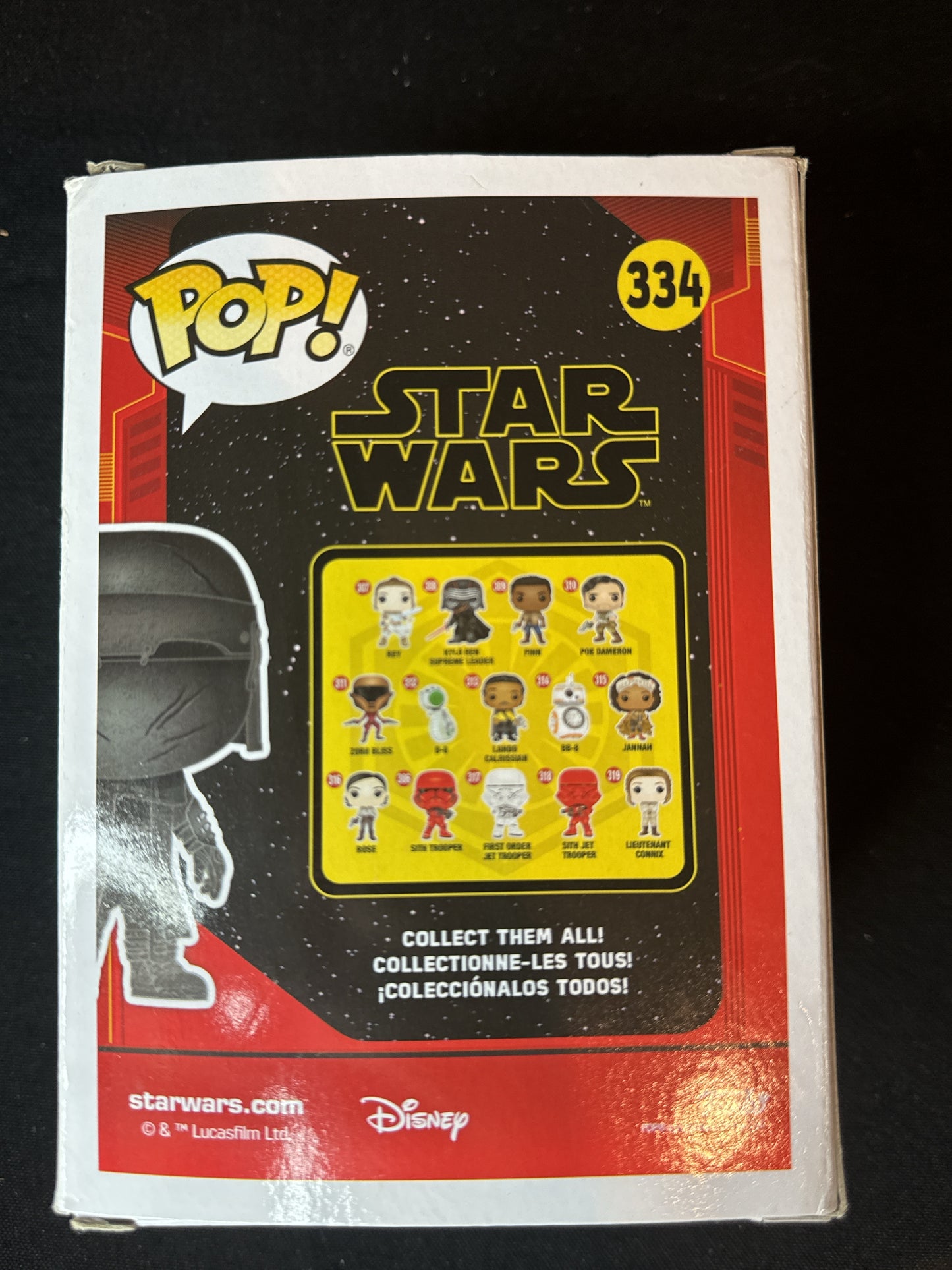 Funko Pop! Star Wars #334 Knight of Red (Arm Cannon) Bobble Head Figure New in Box