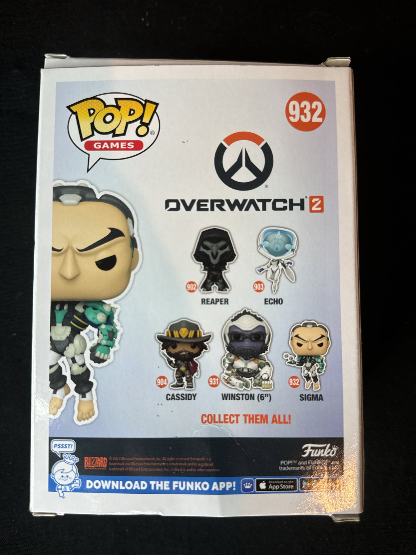 Funko Pop! Games Overwatch 2 #932 Sigma Vinyl Figure New in Box