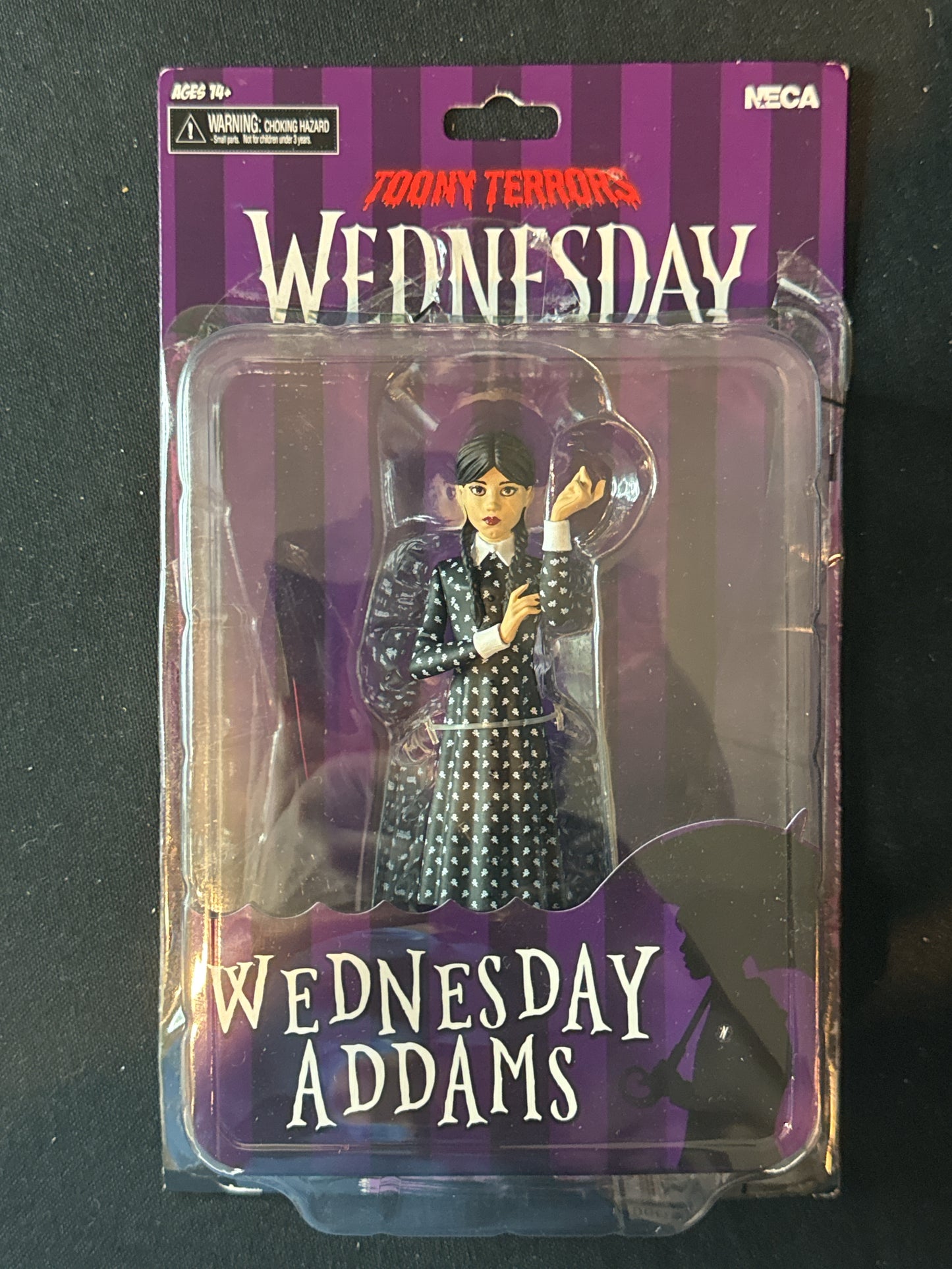 NECA Toony Terrors Wednesday Addams in Spotted Dress 6" Action Figure New in Package