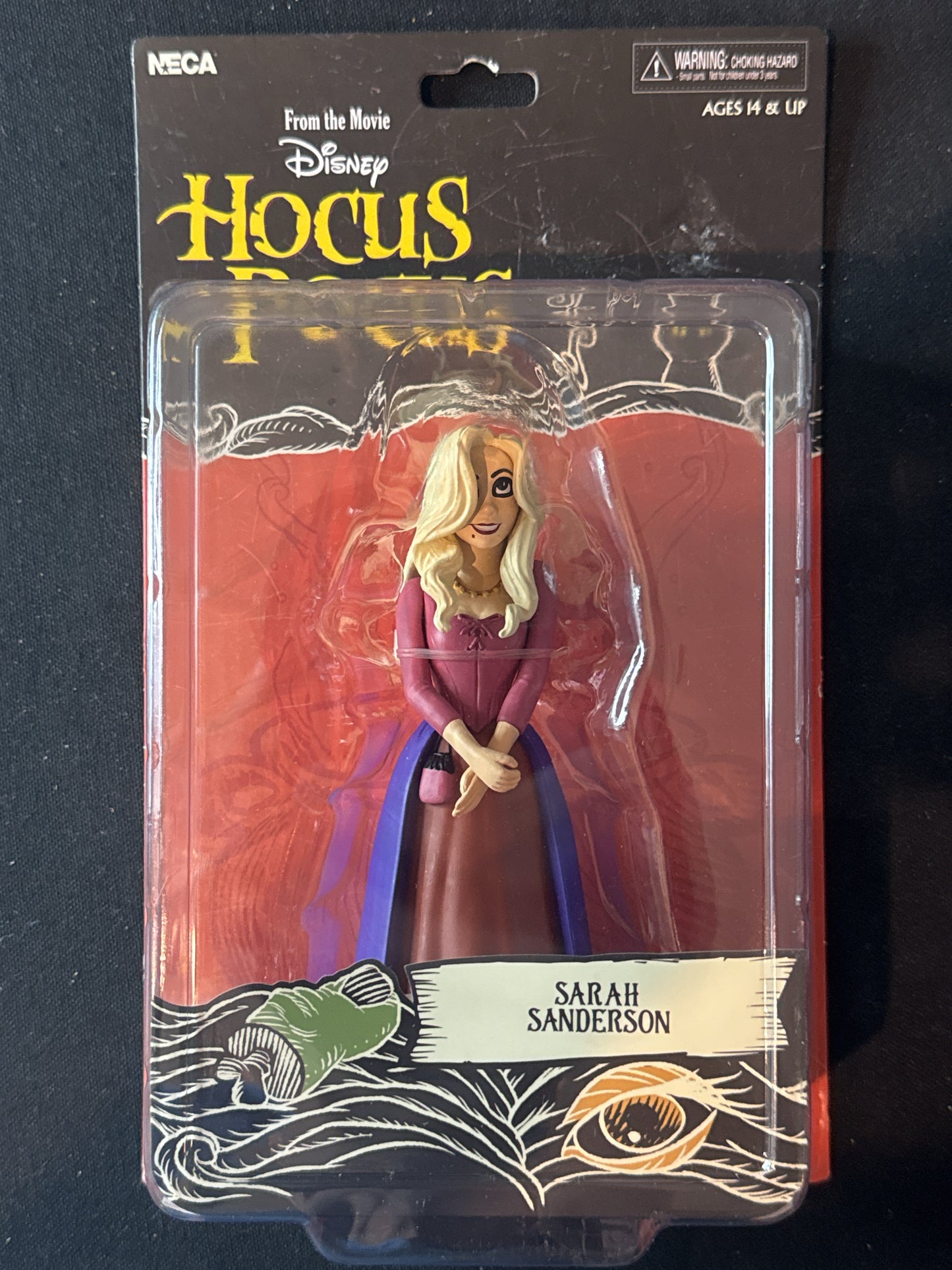 NECA Toony Terrors Sarah Sanderson Disney Hocus Pocus 6" Action Figure New in Package