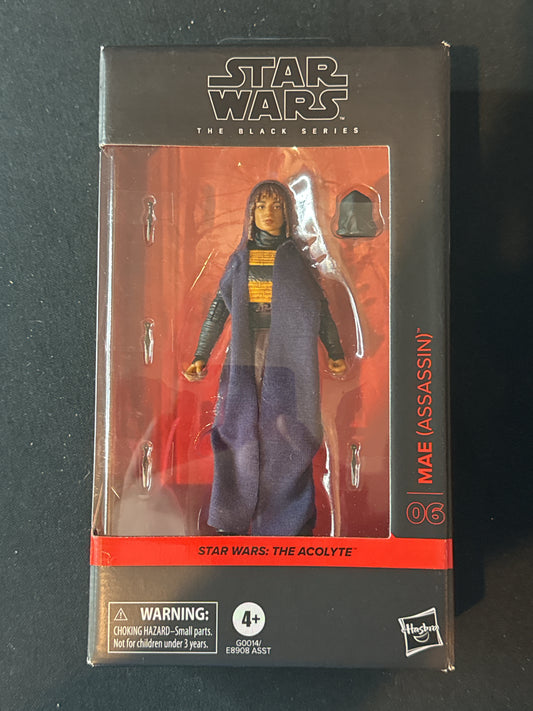 Star Wars Black Series MAE (Assassin) #6 The Acolyte 6" Action Figure New in Box