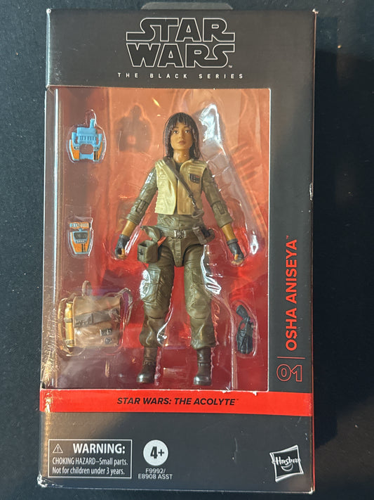 Star Wars The Black Series Osha Aniseya 6" Action Figure #01 The Acolyte New in Box