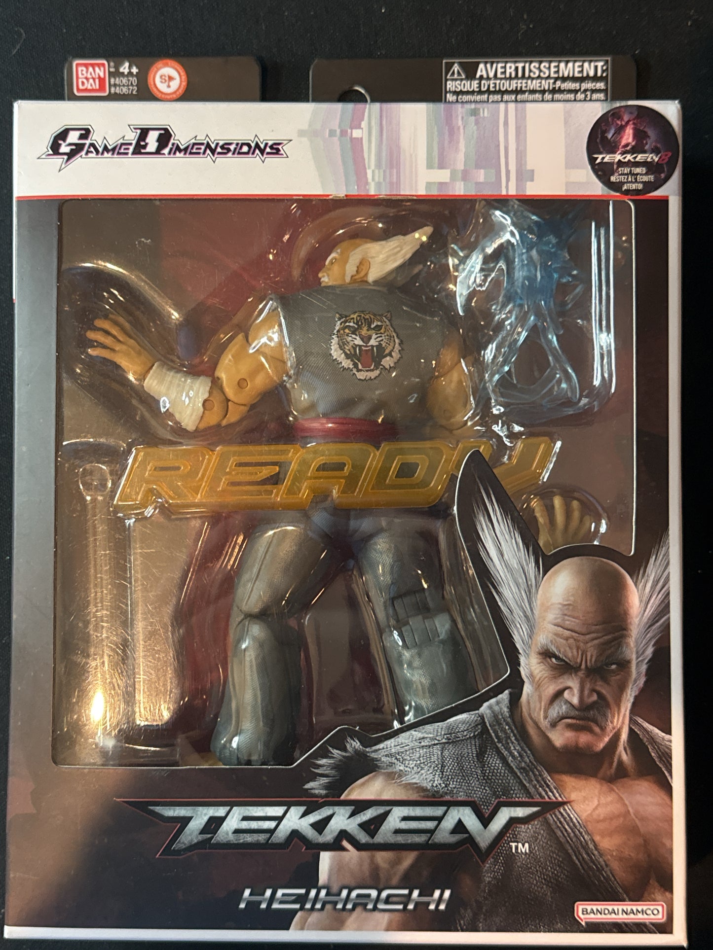 2024 Bandai Namco Game Dimensions Tekken 7 Heihachi Mishima 6" Action Figure New in Box
