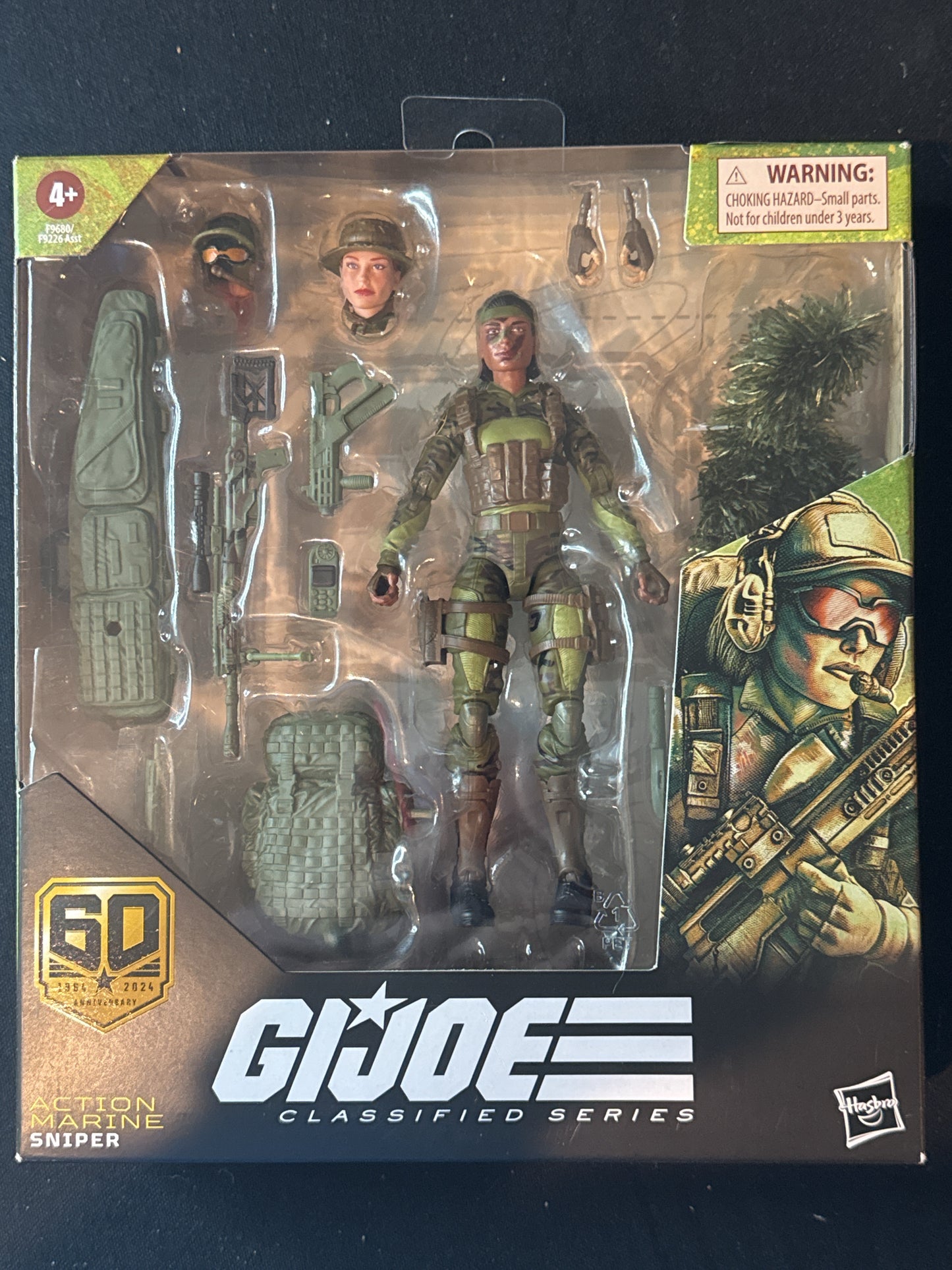 G.I. Joe Classified Series 60th Anniversary Action Marine - Sniper, Collectible New in Box