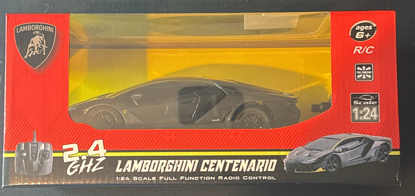 Lamborghini Centenario 1:24 Scale Full Function Radio Control 2.4GHZ New in Box
