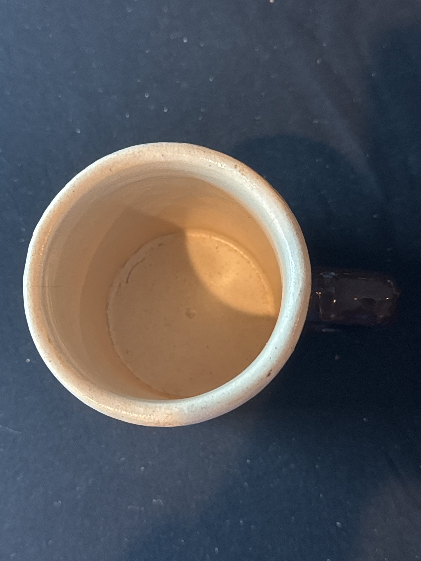 1892-1915 Crooksville Pottery Captain Brown Mug Heart Brand Burley & Winter 5" Tall