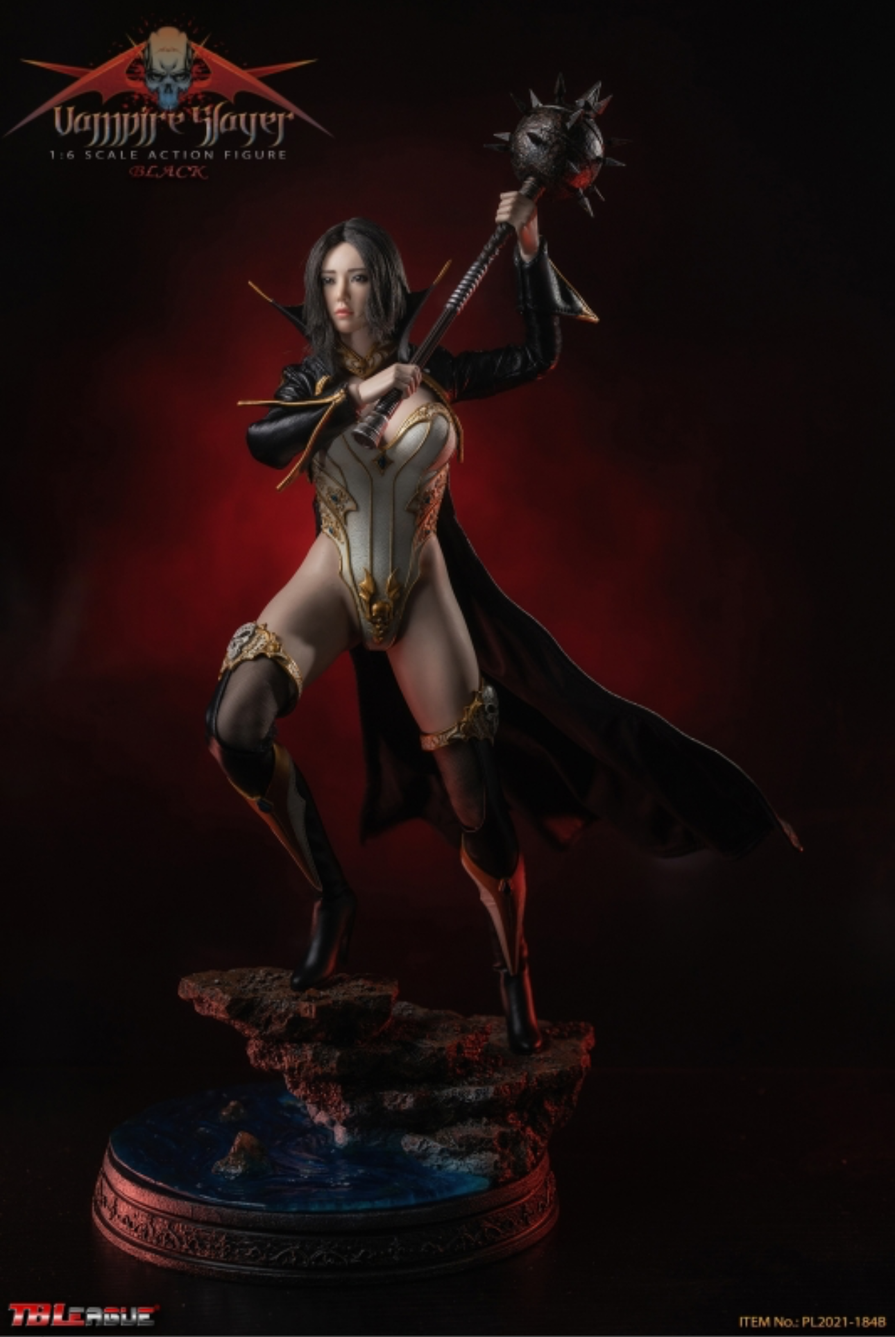 TBLeague Vampire Slayer Black 1:6 Scale Action Figure PL2021-184B New in Box