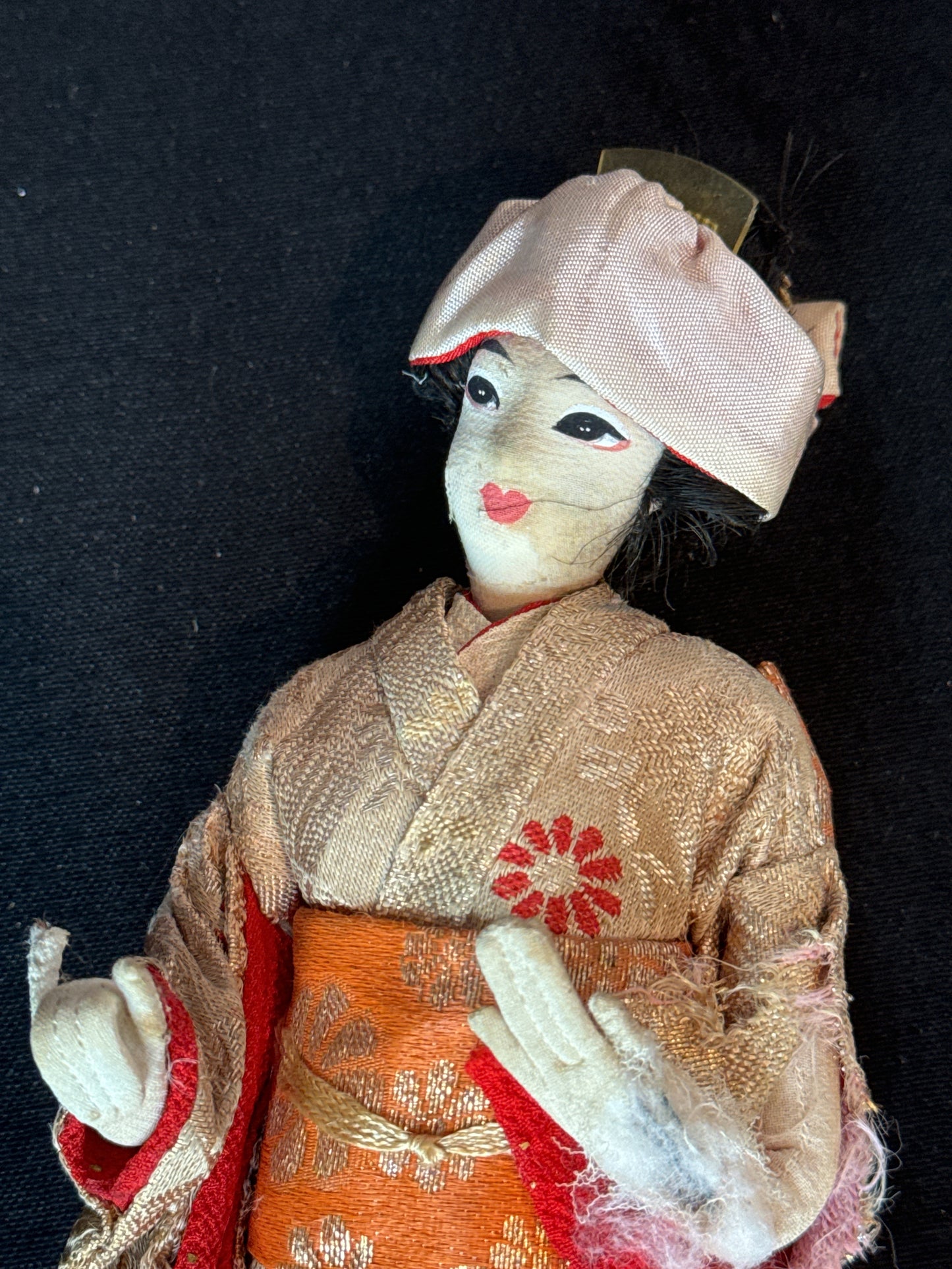 Gorgeous Vintage "Hanayome" Japanese Doll made by Nishi & Co. 11" Tall