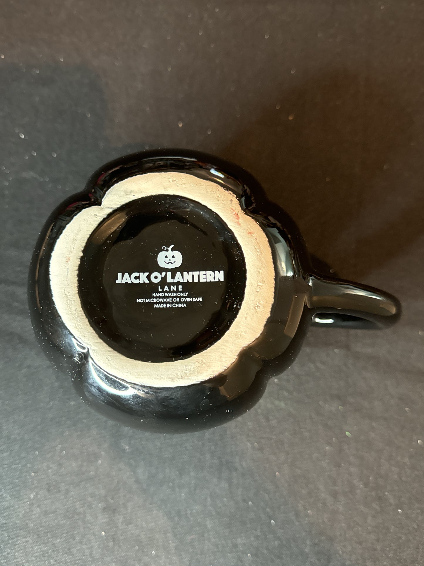 Jack O Lantern Pumpkin Black & Gold Coffee Mug/Cup Large Quantity 4.5" Tall