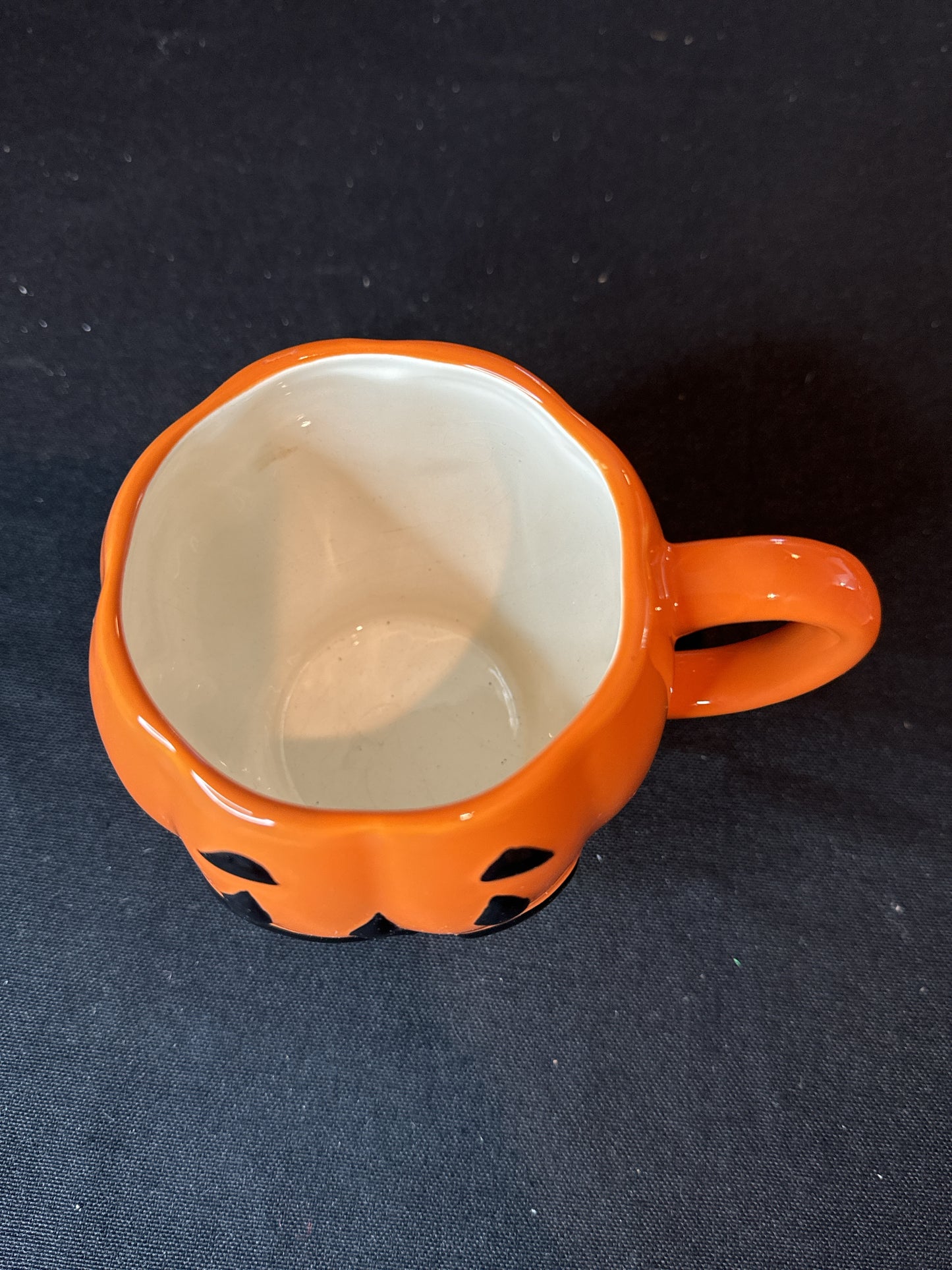 Hallmark Jack O Lantern Pumpkin Orange and Black Coffee Mug/Cup New Inventory