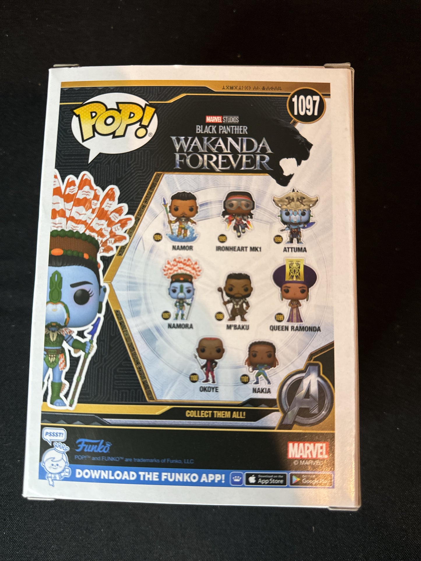 Pop! Funko Marvel: Black Panther - Wakanda Forever - Namora Vinyl Figure