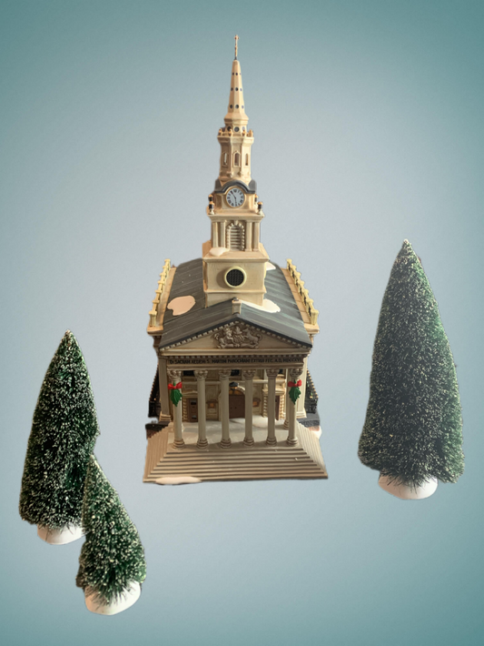 Vintage Dept 56 Dickens Village St. Martin-In-The-Fields Church #58471