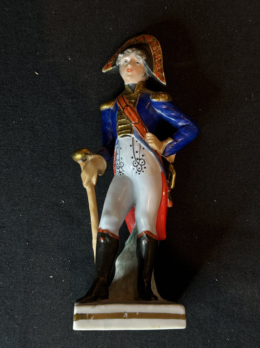 Sitzendorf Napoleonic Soldier 1806 Franz Tambour 7.25" Tall