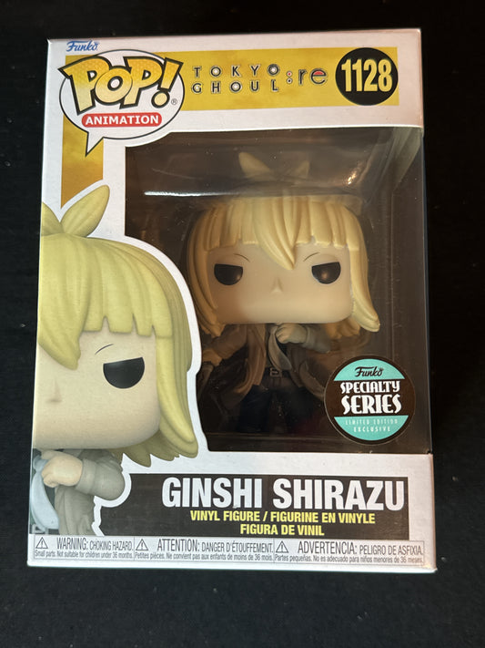 Funko Pop! Specialty Series Tokyo Ghoul Vinyl Figure Ginshi Shirazu #1128 NIB