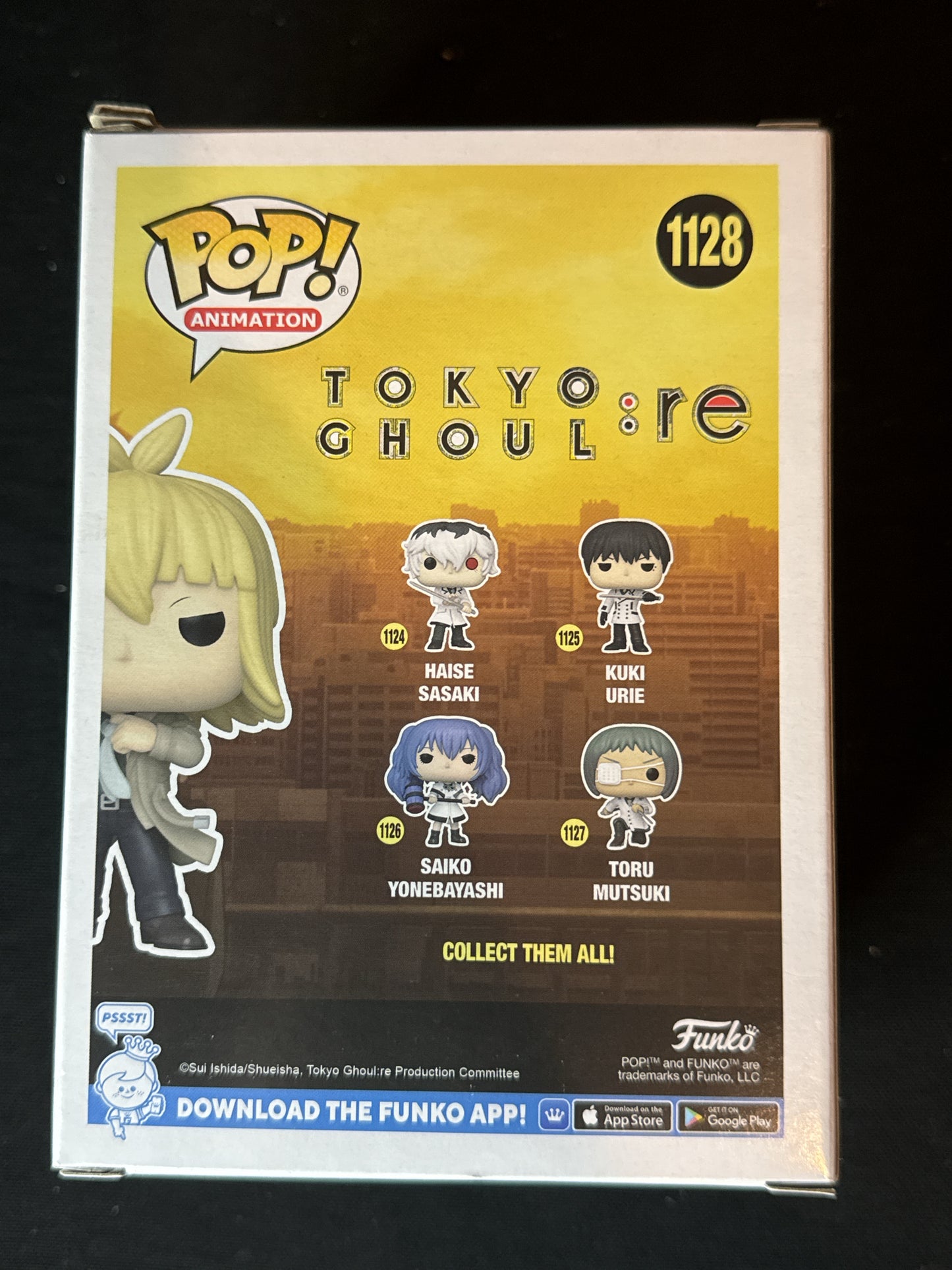 Funko Pop! Specialty Series Tokyo Ghoul Vinyl Figure Ginshi Shirazu #1128 NIB