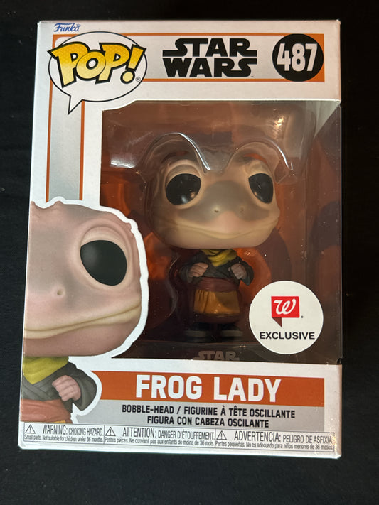 Funko Pop! #487 Frog Lady Star Wars Walgreen Exclusive Bobble Head NIB