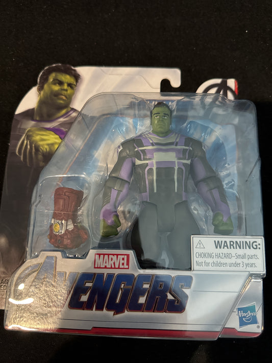 Marvel Avengers Hasbro Hulk Team Suit 5" Action Figure with Fist New in Box