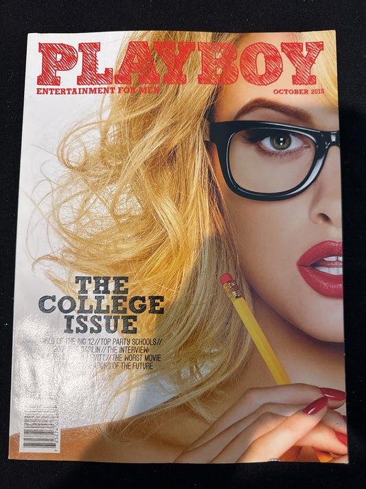 Playboy Magazine October 2015 The College Issue
