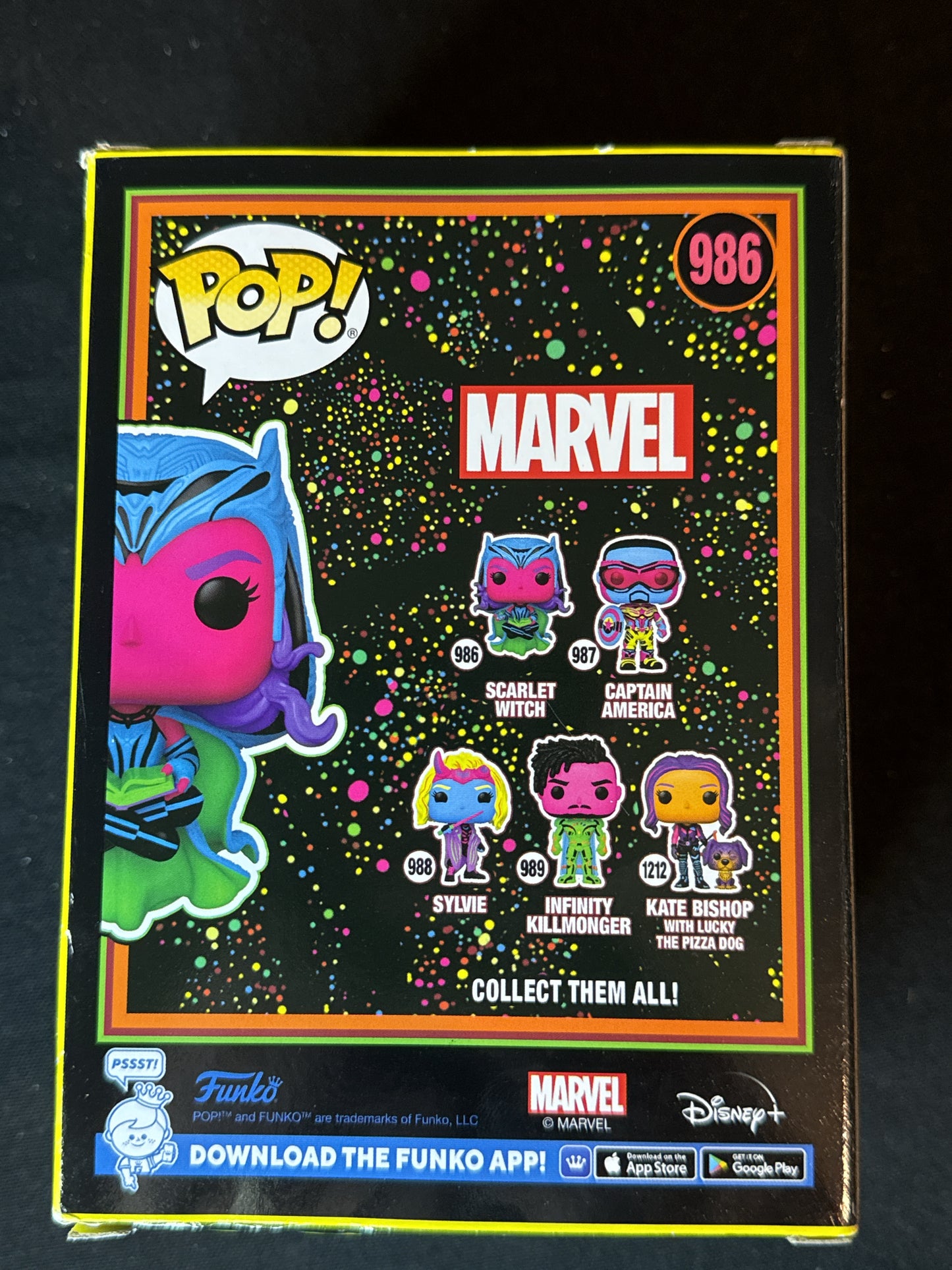 Funko Pop! Wanda Vision #986 Scarlet Witch Bobble Head Only at Target NIB