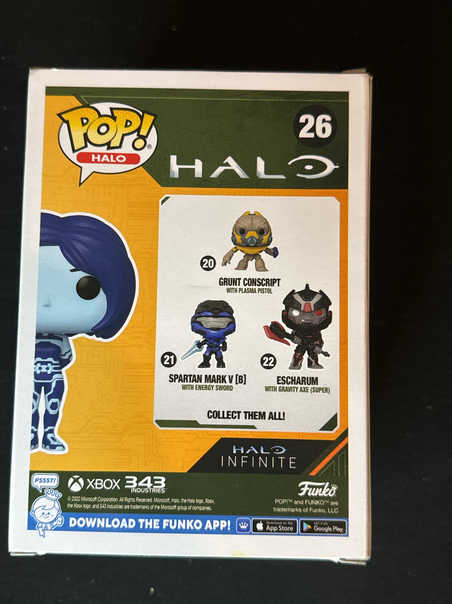 Funko Pop! Halo #26 The Weapon Vinyl Figure Special Edition Glows in Dark NIB