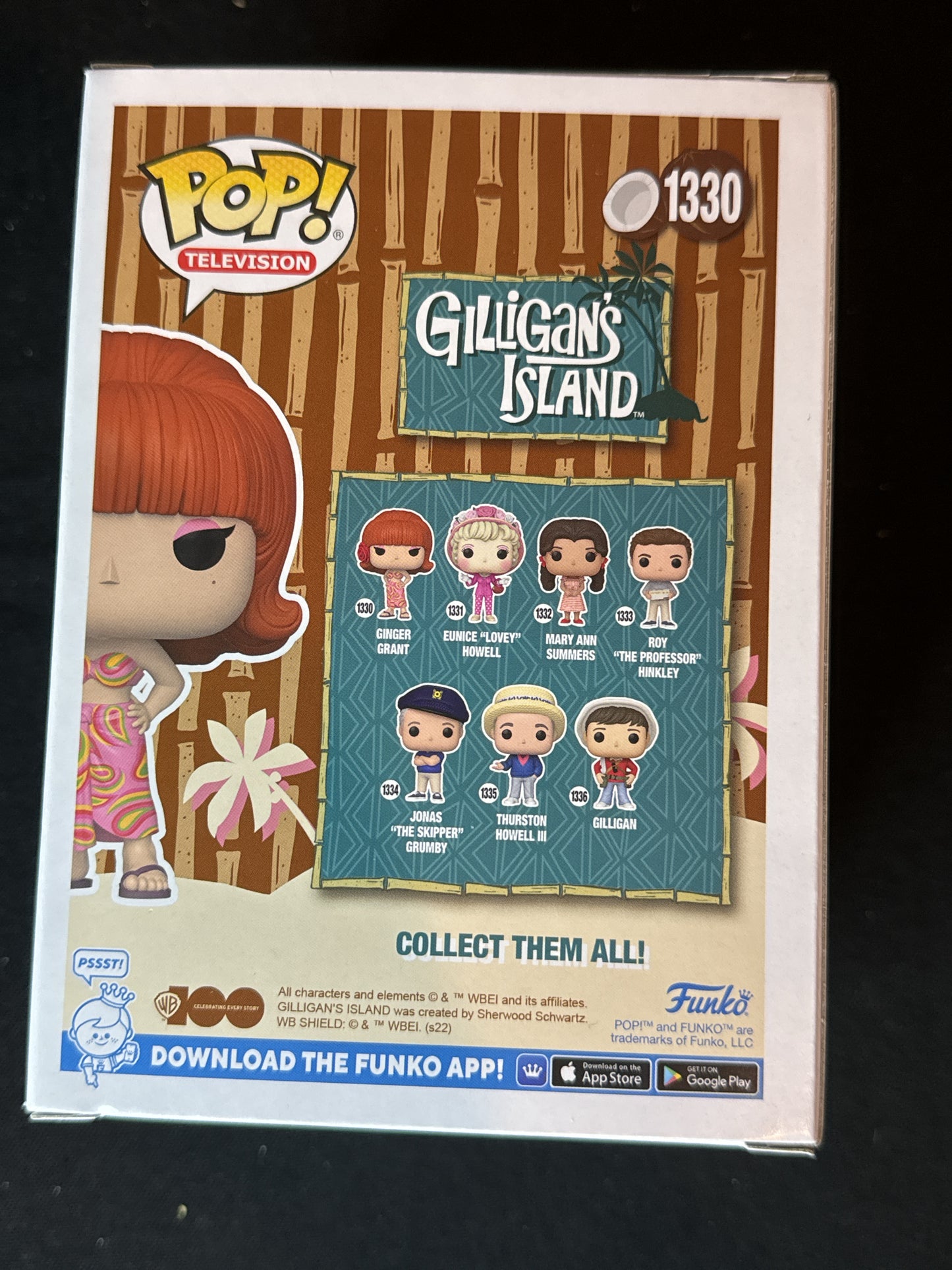 Funko Pop! Gilligan's Island #1330 Ginger Grant Vinyl Figure NIB