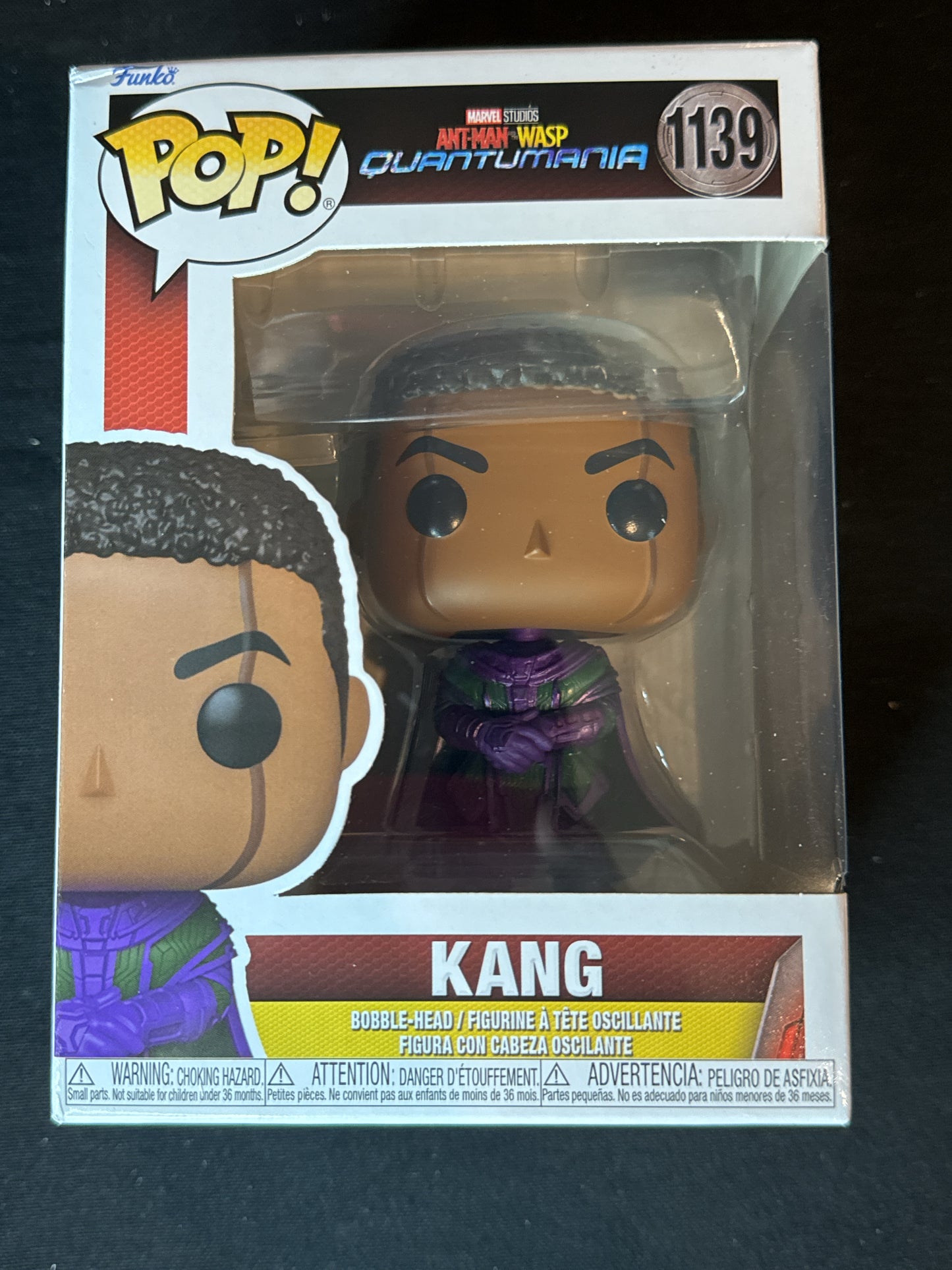 Funko Pop! Ant-Man & Wasp #1139 Quantumania Kang Bobble Head NIB