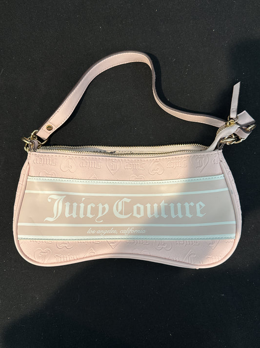 Juicy Couture Fashionista Shoulder Bag Powder Blush Purse 11.5" x 6"