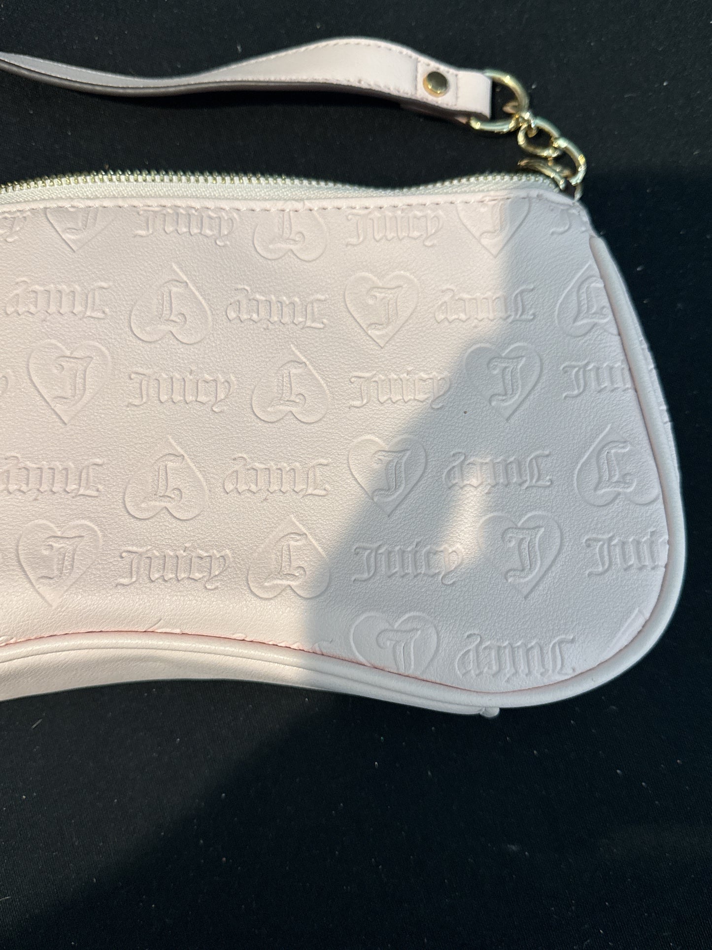 Juicy Couture Fashionista Shoulder Bag Powder Blush Purse 11.5" x 6"