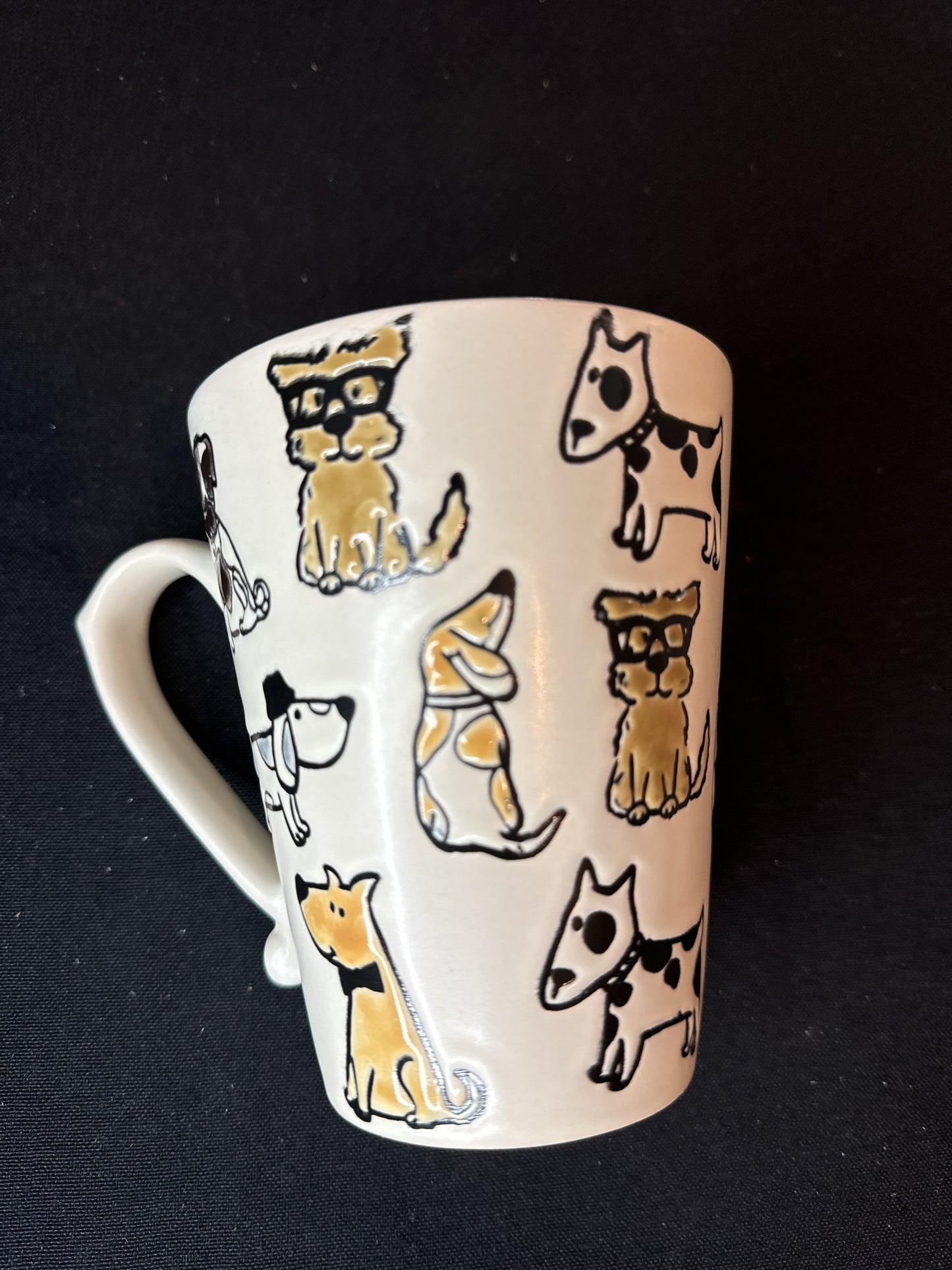 Tall Dog Coffee Mug/Cup "My Kids Have Paws" w/ White Interior 5" Tall New Inventory