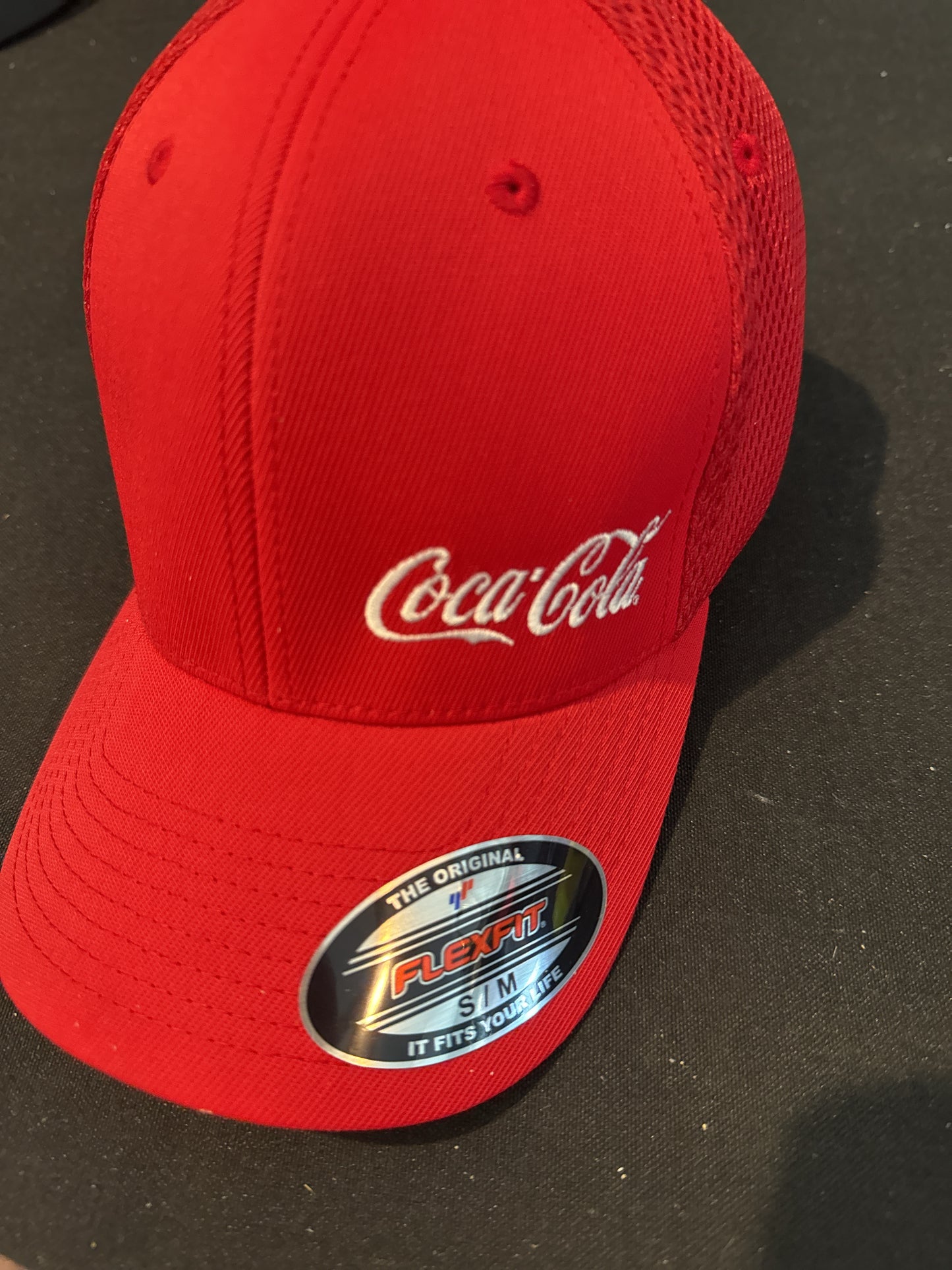 Flexfit Coca-Cola Fitted Ball Cap Small-Medium Fits Most Heads
