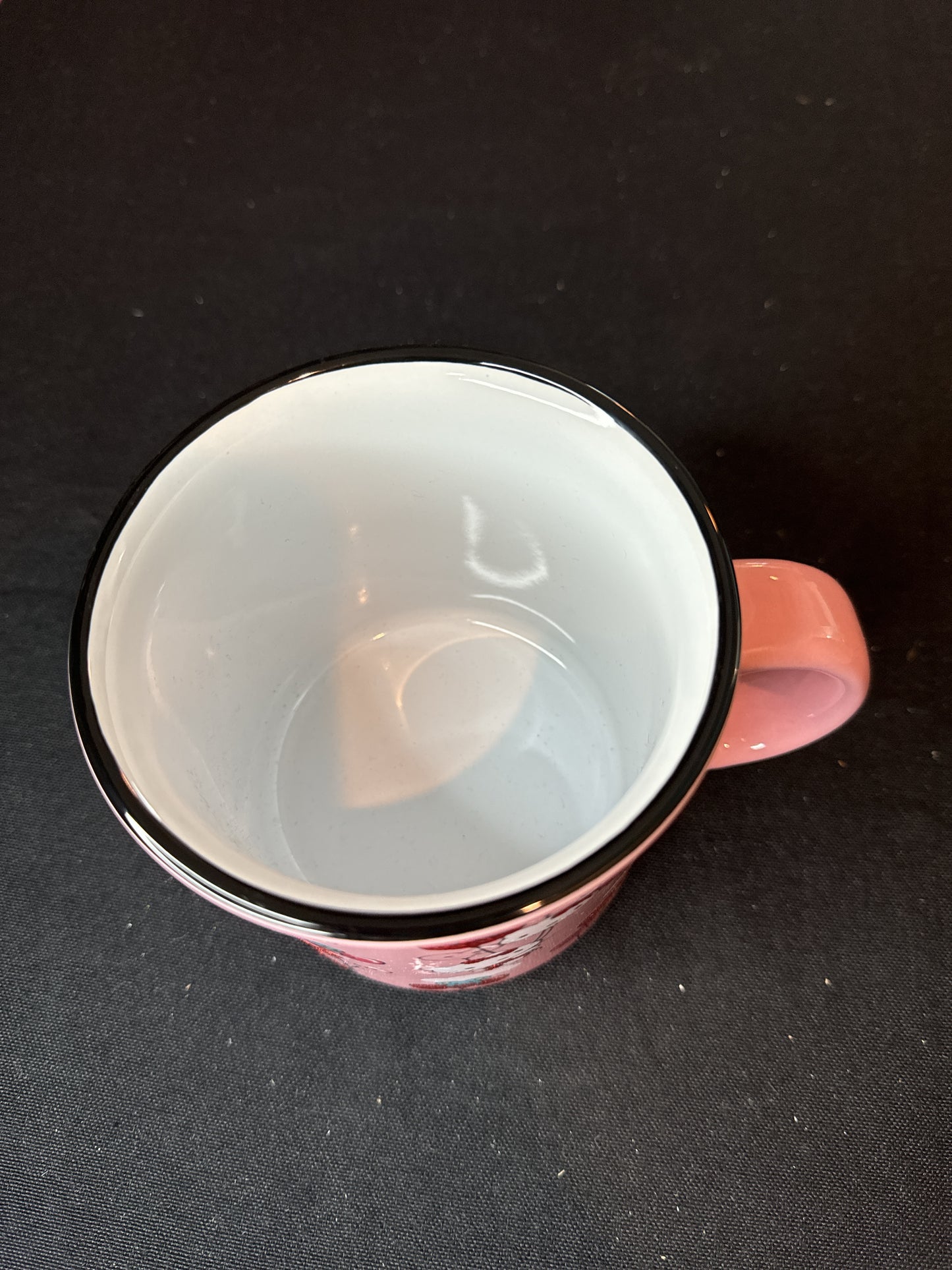 Sanrio Hello Kitty 20oz Glitter Pink Ceramic Valentines Mug 4 1/8" Tall New Inventory