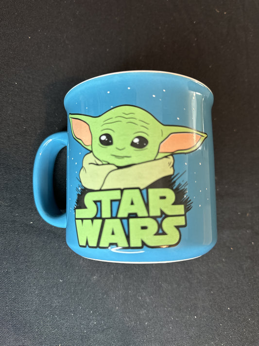 Star Wars Coffee Mug/Cup The Mandalorian Baby Yoda Ceramic 20oz 4 1/8" Tall New Inventory