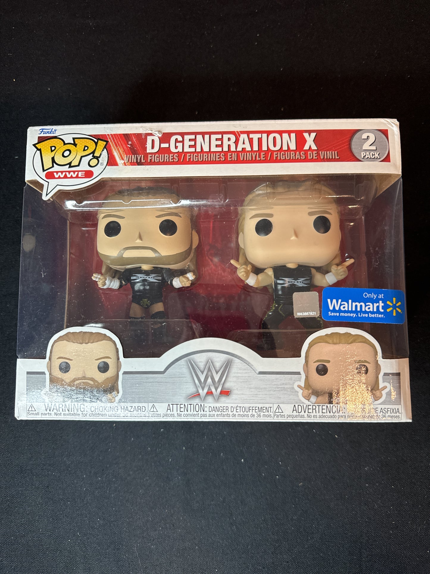 Funko Pop! WWE 2 Pack D-Generation X, Walmart Exclusive Vinyl Figures New In Box